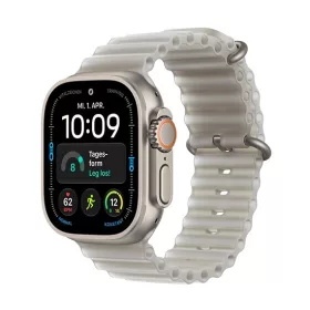   Watch Apple Watch Ultra 4 (2026) 5G 49mm Natural Titanium Case with Translucent Grey Ocean Band - Titanium Natural