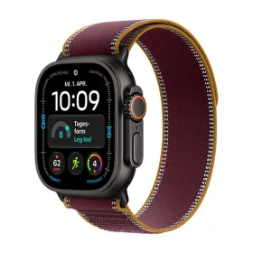   Watch Apple Watch Ultra 4 (2026) 5G 49mm Black Titanium Case with Trail Loop Burgundy - Titanium Black